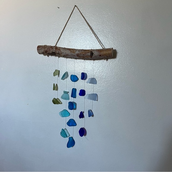 Colorful Sea Glass Wind Chime - Picture 6 of 6
